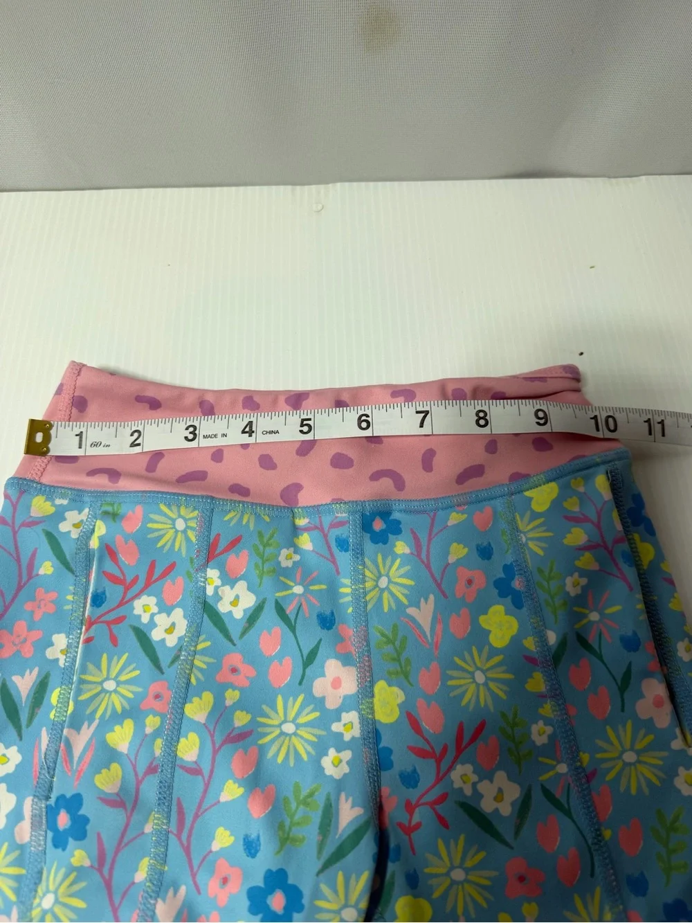 Matilda Jane Blue Floral Girls Matching Set with Pink Trim